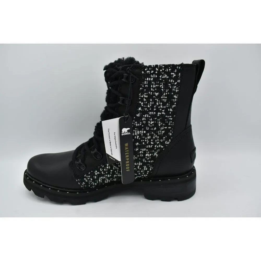 Sorel Womens Size 7‎ Lennox Lace Cozy Shearling Waterproof Winter Boots Shoes